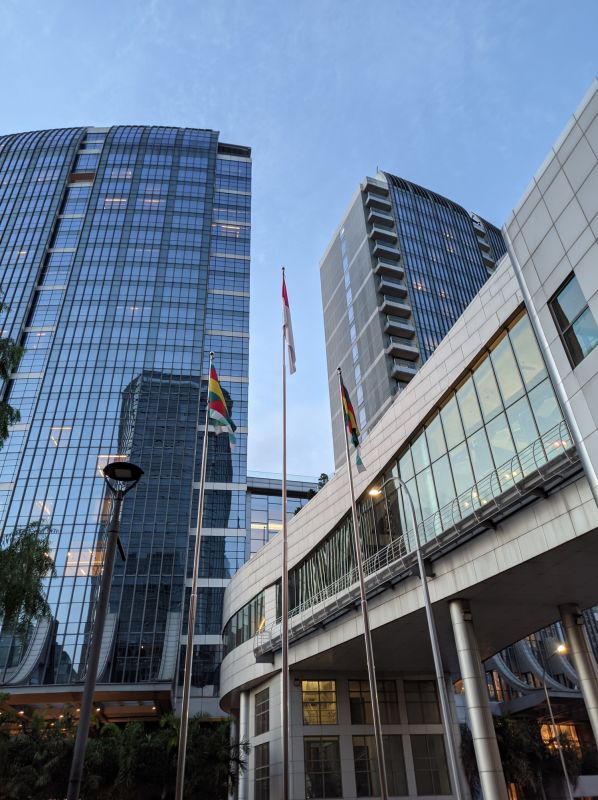 Flagpole with Lighting System