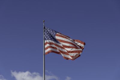 Finished Flagpole on Commercial Property